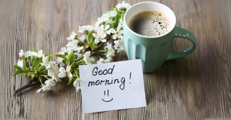 good morning blessings cup