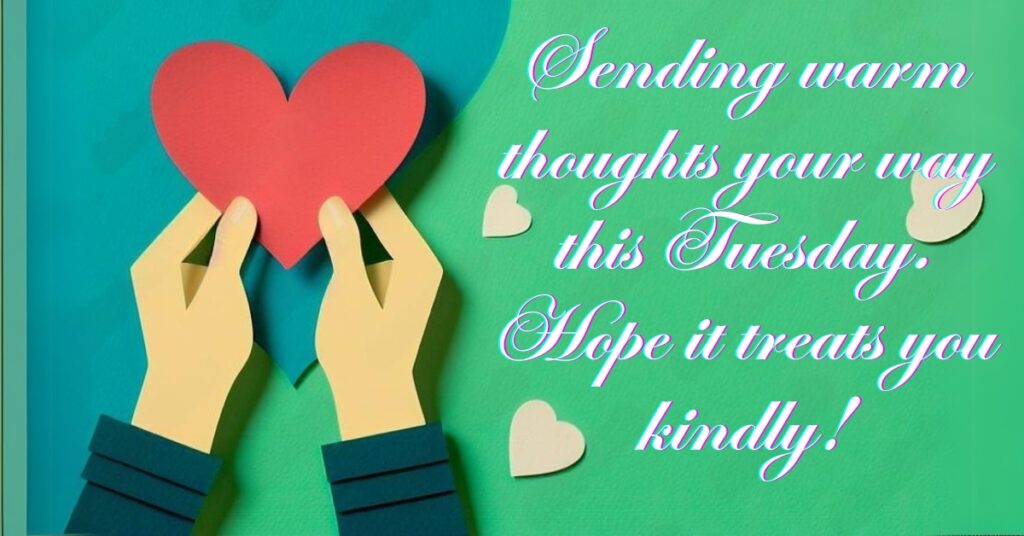 tuesday wish red heart