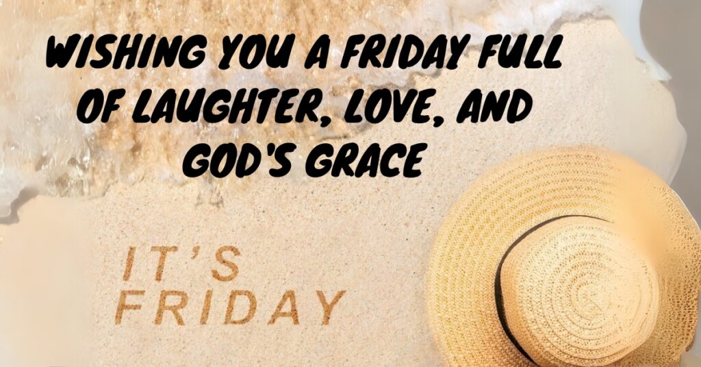 friday blessing hat and beach