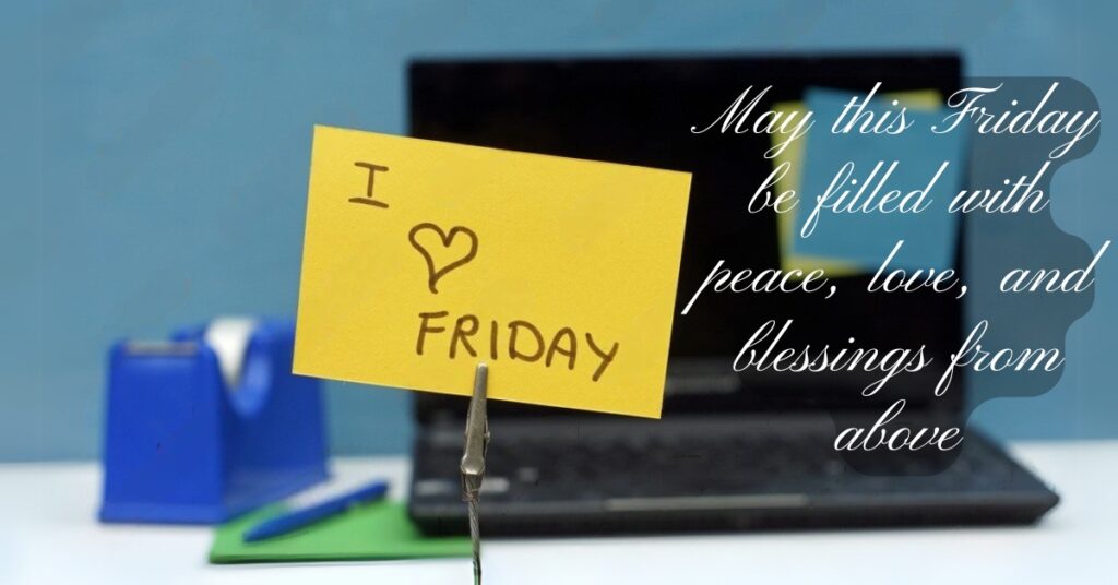 friday blessing laptop