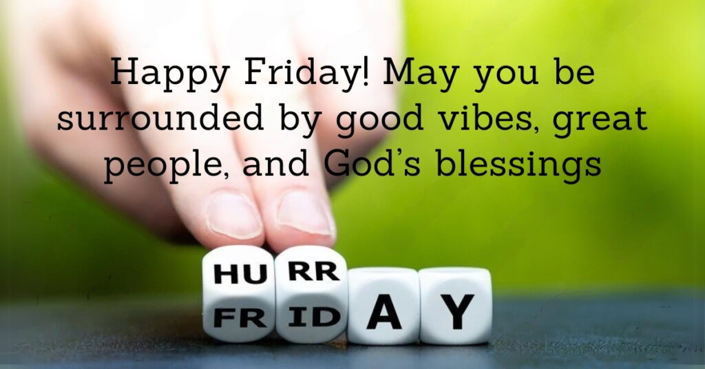 friday blessings dice