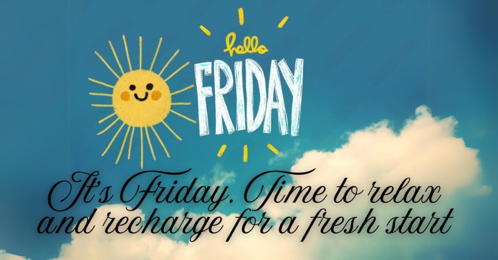 friday quote sun and clouds
