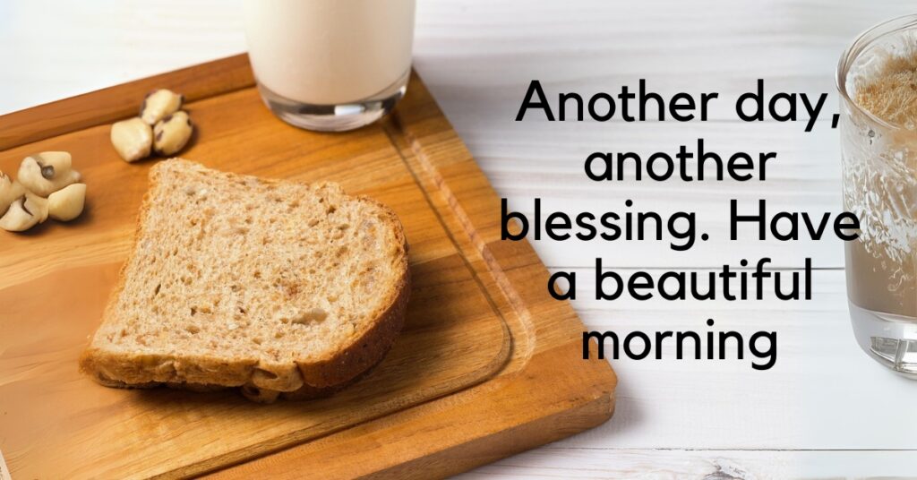 good morning prayer bread