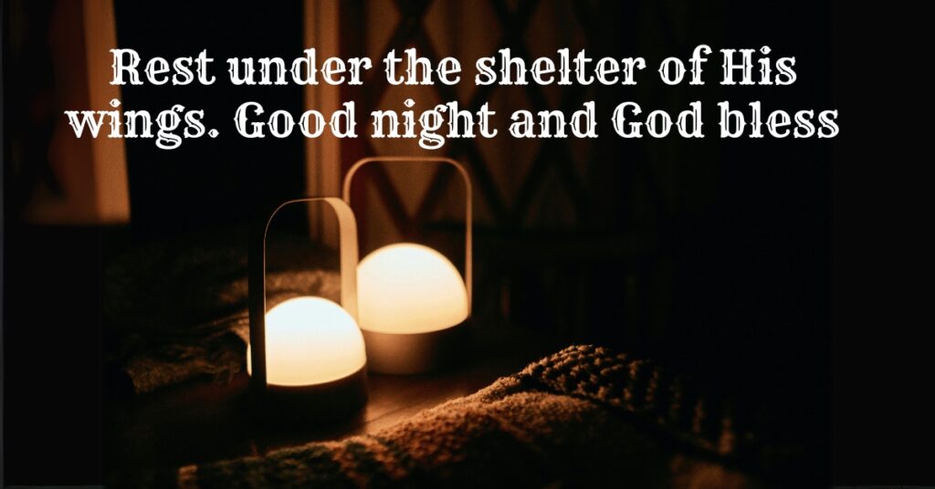 good night blessings two globes