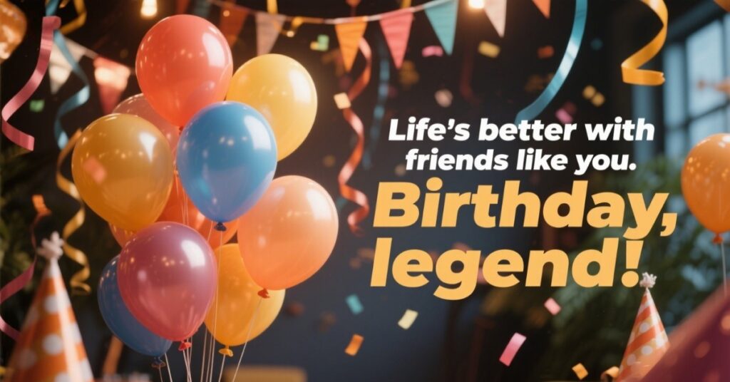 happy birthday wish legend friend