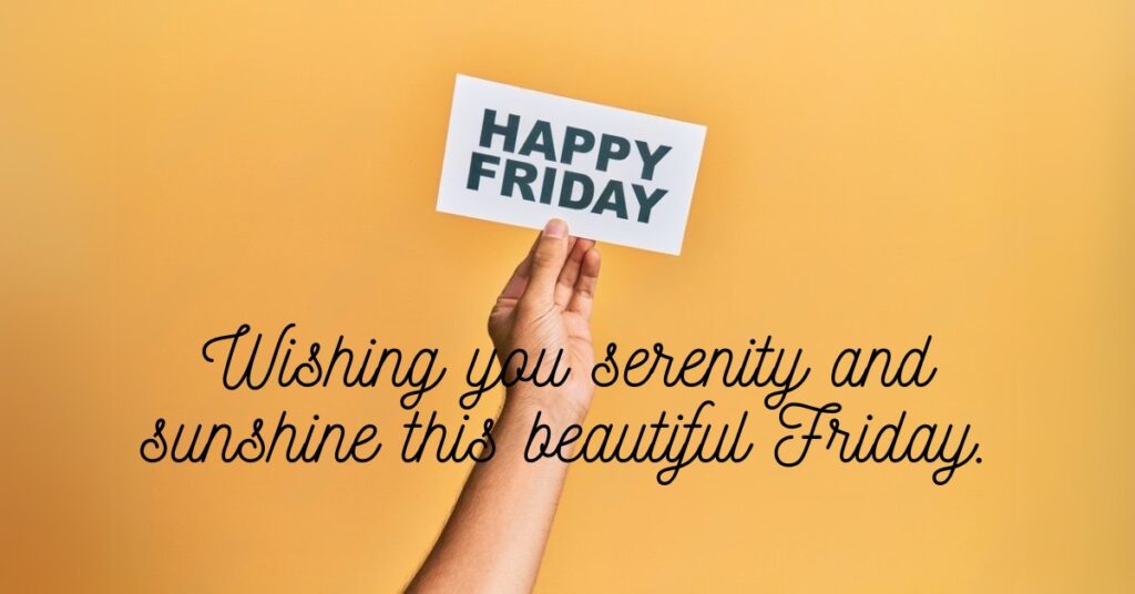 happy friday images hand of man