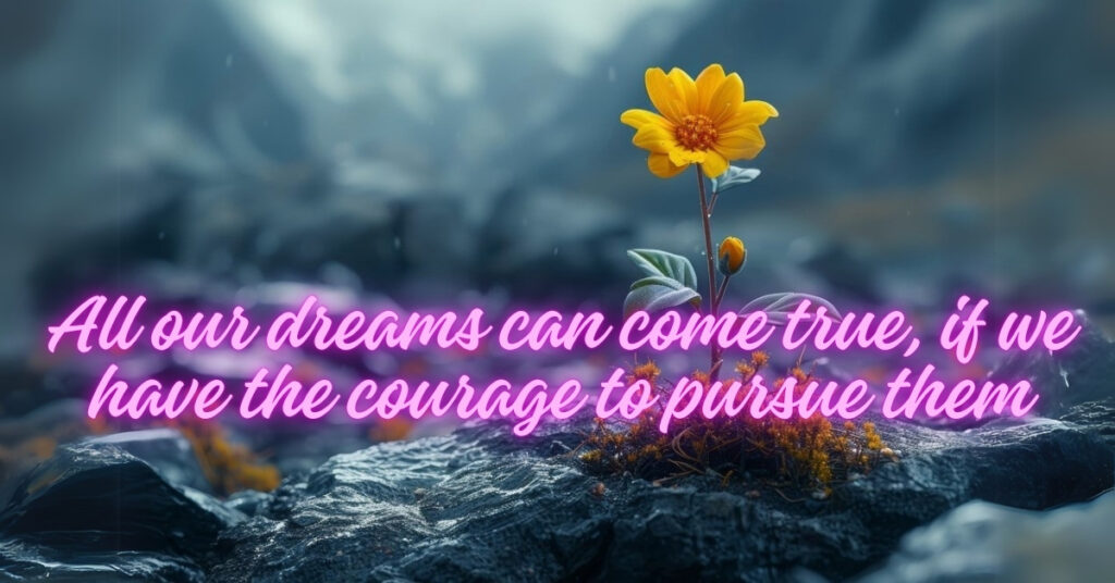 motivational quote dream can come true